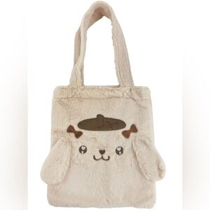 Sanrio Pompompurin Fuzzy Feelings Tote Bag, Limited Edition RARE